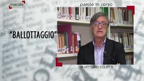 Parole in corso di Vittorio Coletti: 