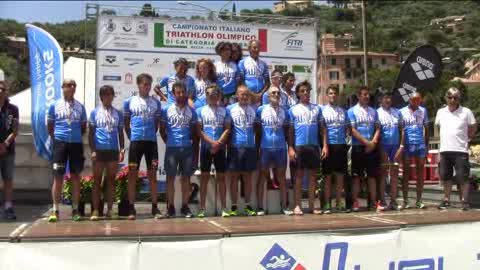 Triathlon a Recco, grande successo: le immagini della premiazione