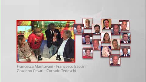 Corrado Tedeschi, Francesca Mantovani, Francesco Baccini e Graziano Cesari sono in formazione