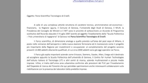 Erzelli, Toti e Doria chiedono soldi e un commissario: ecco la lettera