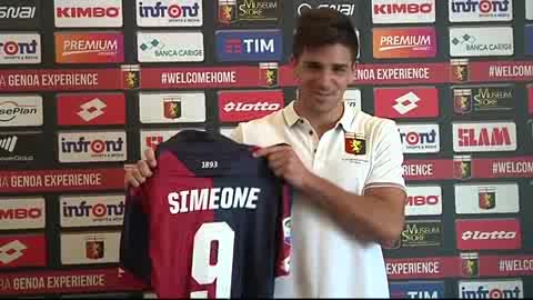 Genoa, Simeone junior presentato a Pegli