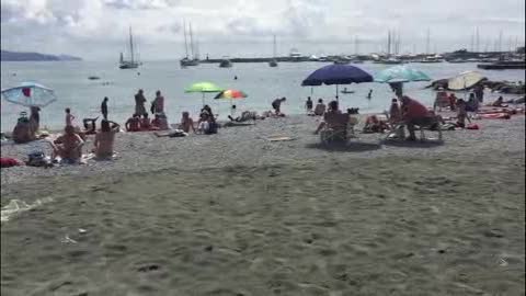 Viaggio nel Tigullio, la piccola spiaggia libera di Santa Margherita Ligure