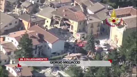 Terremoto in centro Italia, la testimonianza di un volontario di Anpas Liguria