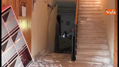 Terremoto in centro Italia, quel che resta delle abitazioni ad Amatrice