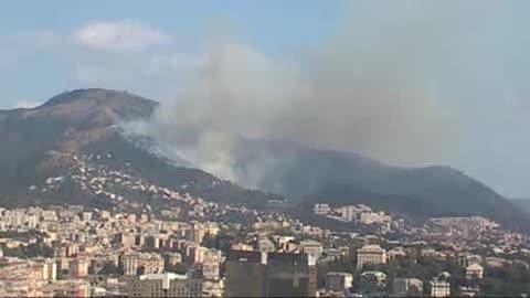 Incendio sotto il Monte Fasce, il punto col presidente del municipio Farinelli