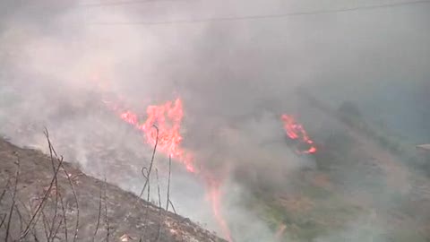 Incendio sulle alture di Genova, tre evacuati e paura a Quarto e Apparizione