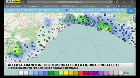 Allerta arancione, il sindaco di Zoagli: 