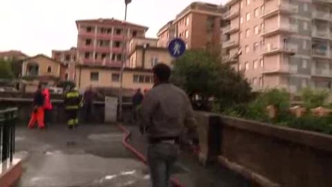 Allerta arancione, a Chiavari allagamenti in via Marina Giulia 