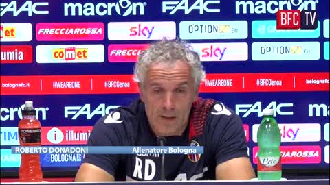 Donadoni carica il Bologna in vista del match col Genoa