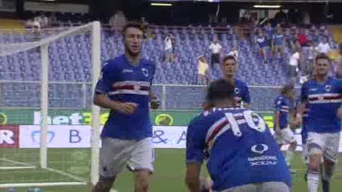 La Sampdoria col Palermo trema, Fernandes la salva: 1-1