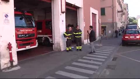 Live on the road, tappa a Bolzaneto. La caserma dei vigili del fuoco