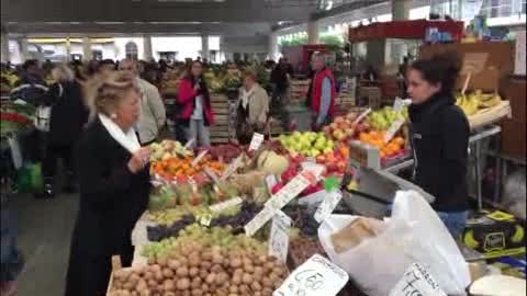 A caccia di funghi al mercato coperto di La Spezia