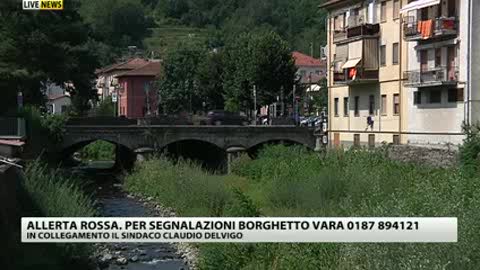 Allerta rossa, il sindaco di Borghetto Vara: 