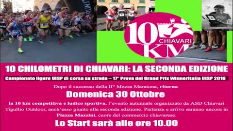 Campionato Uisp di corsa su strada: la 10 Km di Chiavari