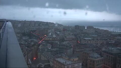 Allerta meteo sulla Liguria, arancione sul levante fino alle 12 di domani