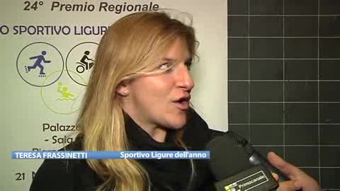 Teresa Frassinetti sportivo ligure dell'anno: 