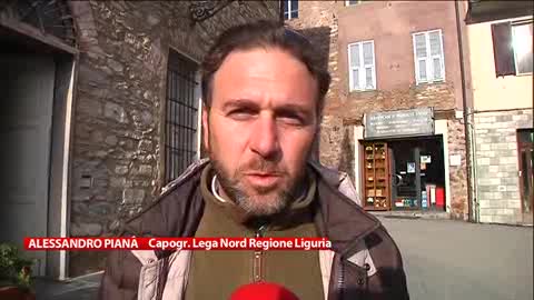 Piana (Lega Nord) in visita a Monesi: 