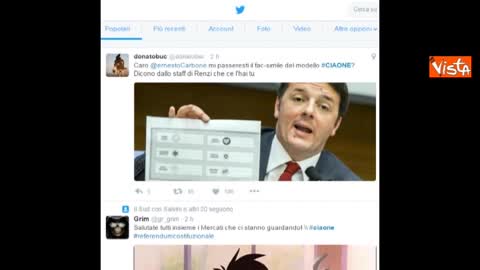 #Ciaone, la vendetta su Twitter dopo la vittoria del No al referendum