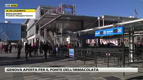 Genova aperta per il Ponte dell'Immacolata, bene le presenze in albergo