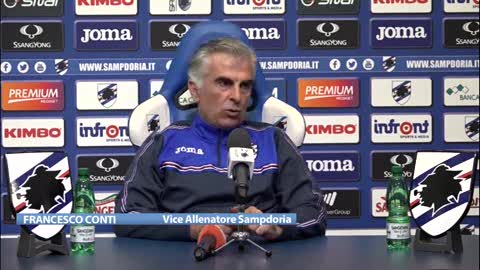 Sampdoria, il vice allenatore Conti: 