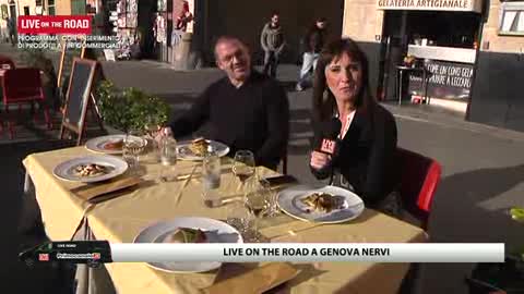 Live on the road a Genova Nervi, la voce dei commercianti: il ristorante