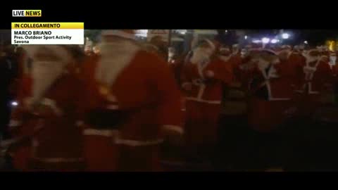 Corsa dei Babbi Natale a Savona, si punta a superare le tremila presenze