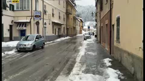 Allerta neve, la situazione alle 7.30 a Calizzano. Parla il sindaco