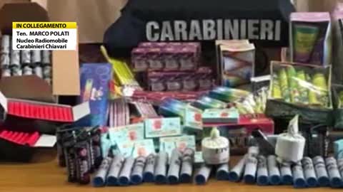 Maxi sequestro di botti illegali: 100 chili di 'bombe' e tre arresti