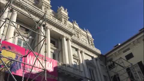 Capodanno, preparativi in corso in piazza Matteotti con la fune da record