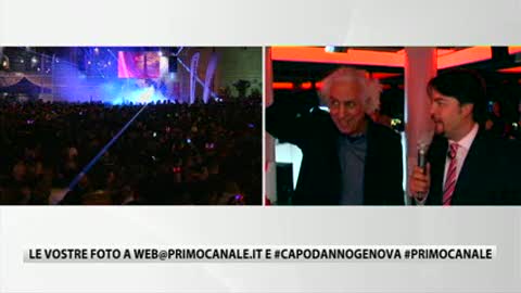 Capodanno a Genova, la simpatia di Massimo Olcese e Francesca Mantovani