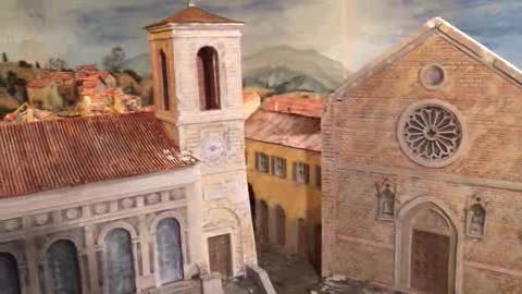 A Pietralavezzara di Campomorone il presepe che ricorda il dramma di Norcia