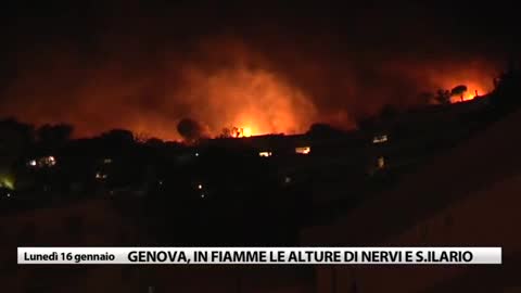 Fiamme sulle alture di Genova, giornata da incubo da Nervi a Pegli - 1