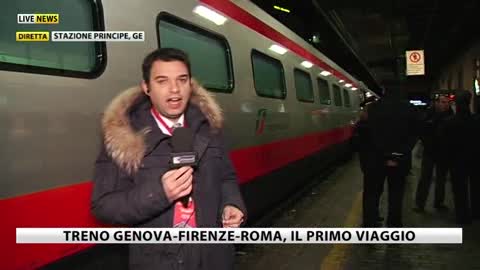 Frecciargento Genova-Roma, il primo viaggio (1)