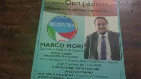 La ricetta di Mori candidato sindaco per Genova: 