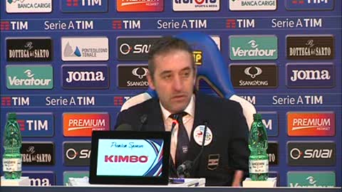 Sampdoria, Giampaolo dopo la vittoria con la Roma: 