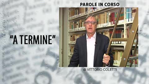 Parole in corso di Vittorio Coletti: 