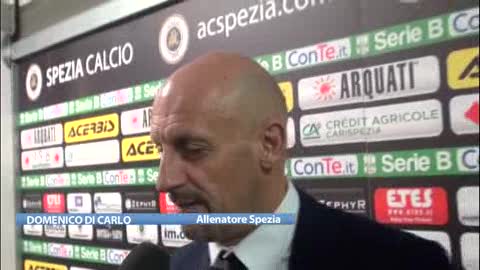 Spezia, Di Carlo: "Prestazione esemplare da parte della squadra"