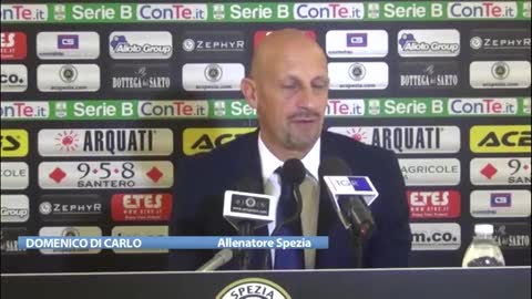 Spezia, Di Carlo: "Dobbiamo osare di più, voglio i tre punti con la Ternana"