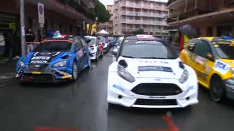 Rally Ronde della val Merula, la sfilata delle auto dopo la seconda prova