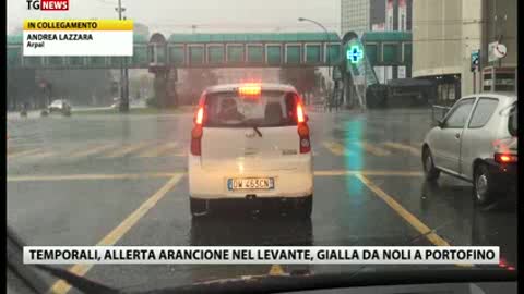 Allerta arancione sul Levante ligure: le previsioni per il pomeriggio