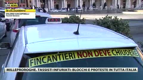 I tassisti in rivolta contro il Governo. Giacopinelli (Coordinamento Sindacati Taxi): 