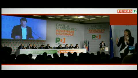 Assemblea Pd a Roma, Renzi: 