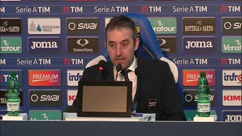 Sampdoria, Giampaolo dopo il pareggio col Cagliari: 