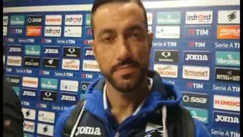 Sampdoria, Quagliarella felice per il gol: "Mi sono tolto un peso enorme"