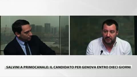 Comunali, Salvini a Primocanale: 