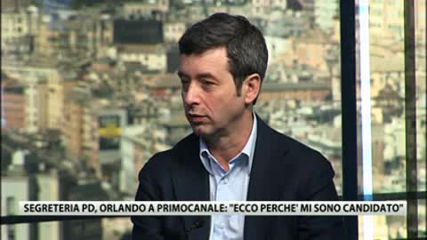 Segreteria Pd, il Ministro Orlando a Primocanale: 