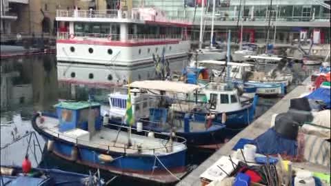 Maxi multe dall'Unione europea, la protesta dei pescatori a Genova