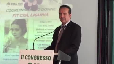 Congresso Cisl Genova, il segretario Luca Maestripieri: 