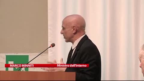 Ministro Minniti a Genova: 