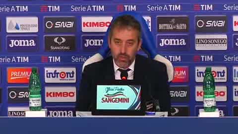 Sampdoria, Giampaolo deluso: 